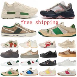 gratis verzending rhyton schoenen multicolor sneakers mannen dames trainers tennis 1977 sneakers vintage screeneroutdoor schoenen vintage chaussures platform sneaker schoen