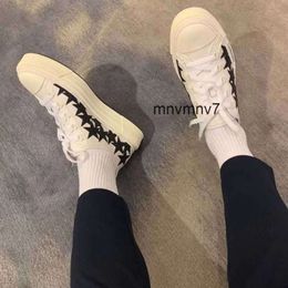 ri Cricket Fashion amirirliness am ami amirliness chaussures baskets High Autumn Street amari Mens Fivepoint Star Pattern Casual Lowtop i Brand amri Thick Sole Soc