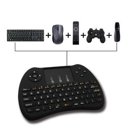 H9 Mini-clavier sans fil avec rétroéclairage télécommande TouchPad DPI Fly Souris 2.4GHz jeu 70 clés