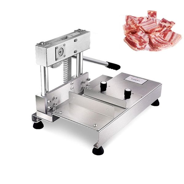 Couteau à découper les côtes, Machine manuelle à découper les os, trancheur de viande en acier inoxydable, Steak, côtelettes d'agneau, Guillotine