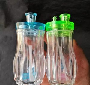 Narguilé côtelé en gros bongs en verre brûleur à mazout tuyaux en verre conduites d'eau plates-formes pétrolières fumer livraison gratuite hjjh ping