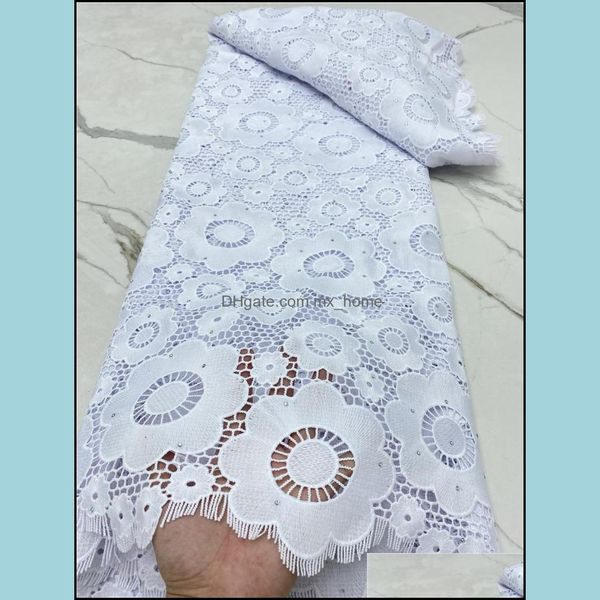 Ruban Couture Tissu Outils Bébé Enfants Maternité Pgc Blanc Africain Guipure Lait Soie Broderie Français Cordon Dentelle 2022 Haute Qualité Nigeri