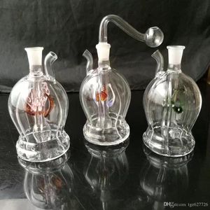 Ribben Hookah Bongs Accessoires, Unieke Oliebrander Glazen Bongs Pijpen Waterleidingen Glazen Pijp Olierouts Roken met Druppel