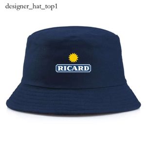 Ricard Bob Fashion Designer Women Man Top Kwaliteit Travel Katoen Zomer emmer hoeden Tiener Outdoor Sport Vishoed Sunshade Girl Boy Bucket Hats Panama Hat 6708