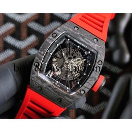 Richa Mechanics Relojes Superclone Luxe Scale Designer Mens Skeleton Milles De Dial Luminoso Rm010 Diamond Case Montre Rm010676