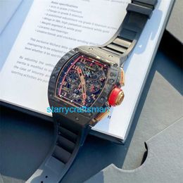 Richamills Luxury Montres Chronographe mécanique Mills Watch Men's's Series RM011 MONTRE MEN'S MONTRE AUTALATIQUE MECHECIQUE MONTRE SWISS WORLD WORD STTJ