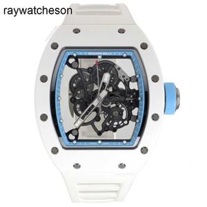 Richamills Watch Milles Watches RM055 Bubba Watson Asia Edition Cerramic Rubber Manual