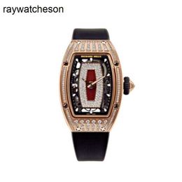 Richamills Watch Milles Watches RM0701 Femme Rose Rose Gold Diamond Set