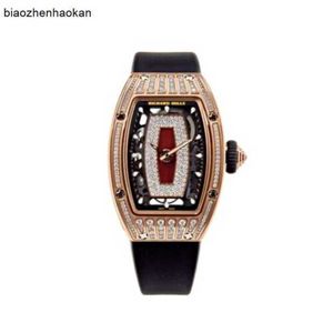 Richar Milles Montre Suisse Montres Automatiques Mille Femmes Or Rose Diamant Ensemble Rm0701