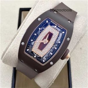 Richardmill luxe herenhorloges mechanisch horloge chronograaf Zwitserse makelij Richardmill luxe horloges automatisch uurwerk horloges Richardmill Womens RM 00M0