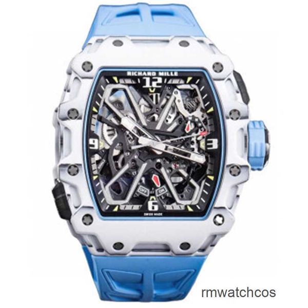 Richardmill Swiss Luxury Watches Automatic Chronograph Men's Watch Mill RM35-03 White NTPT Fashion Fashion Machinery Sports Machinery T6GL