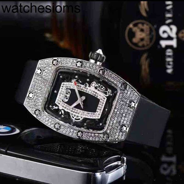 Richardmill Watch Date Luxury Mécanique Décoration Diamond Diamond Brand petite amie Femme Femme Gift Swiss Mouvement Horaires