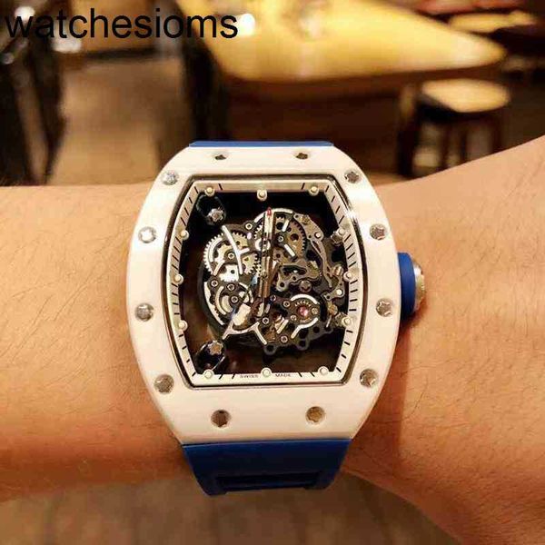 Richardmill Watch Date Luxury Mens mécanismes