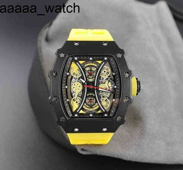 Richardmill Watch Date Luxury Mens vendu pour hommes Sport décontracté Man Top Brand Fashion Chronograph Silicone 402Z Y98Q
