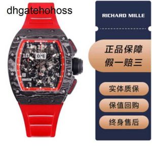 Richardmill Watches Montre mécanique Richar Miller Homme Rm 011 Ntpt Rouge UTRK