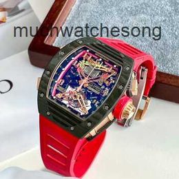 Richardmills Luxe polshorloges Automatische beweging Horloges RM5001 Side Golden Lotus Racing Limited Edition NTPT Tourbillon Mens Fashion Leisure Spo