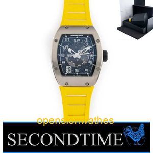 Richardmills Zwitserse luxe horloges Merkhorloges Richardmills Rm05 005 Automatisch herenhorloge 18k witgoud met skeletwijzerplaat HBDN