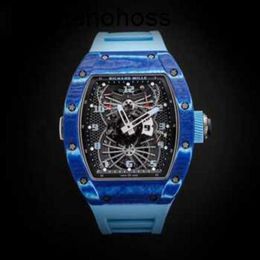 Montre Richardmills Montres mécaniques suisses Richar Miller Manuel pour homme 45x38,9 mm Tourbillon Rm 022 Bleu Ntpt Global Limité de 10 unités