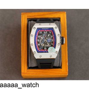 RicharMill mechanisch horloge Luxe Rm030 Zwitsers automatisch uurwerk Saffierspiegel geïmporteerde rubberen band TY46 Zwitserse ZF-fabriek
