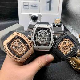 Richarmill Swiss Made Reloj de pulsera automático Relojes Moda Mecánica multifunción Reloj mecánico Impermeable Hombres Milles Mecha Es