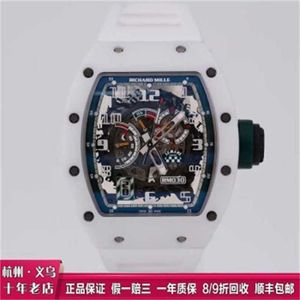 Richarmill Reloj Automático Mecánico Relojes de pulsera suizos Relojes de movimiento Serie para hombre RM030 Cerámica negra Edición limitada Moda para hombre Ocio Spor WN-IGB3