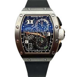 Richarmill Horloge Zwitserse Automatische Mechanische Horloges Heren Serie Lifestyle In-house Chronograaf Titanium Rm72- WN-4ZEY