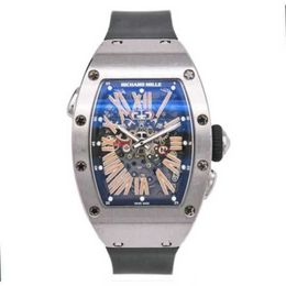 Reloj Richarmill relojes de pulsera mecánicos automáticos suizos serie para hombre Rm037 reloj de aleación de titanio con Windi automático WN-5V28