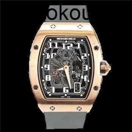 RicharMilles horloge automatisch SuperClone KV Factory 67-01 Gold Edition Chaining Ultra dunne pols koolstofvezel saffier schip door FedexJO66