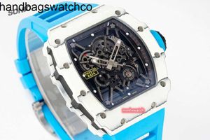 RicharMilles horloges Luxe mechanisch Mechanisch uurwerk Keramische wijzerplaat Rubberen band Soinc RM3501 kenmerken RMUL3 continu leeg handmatig bovenste ketting Koolstof