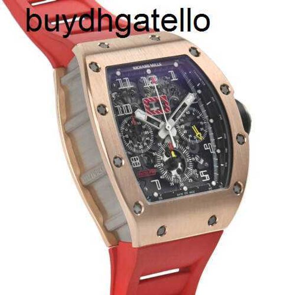 Montre RicharsMill Top Clone Mouvement Mécanique Suisse Felipe Massa Big Date chronomètre RM01126NB