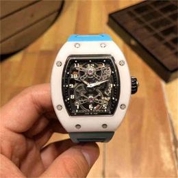RichasMiers horloge Ys Top Clone Factory Watch Koolstofvezel Automatisch luxe horloge Waterdicht Datum Zakelijk Vrije tijd Rm17-01 Keramisch TrendVF00LEM3