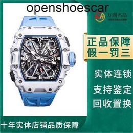 RichasMiers horloge Ys Top Clone Factory Watch Koolstofvezel automatisch s horloge Topkwaliteit Zwitsers uurwerk Keramische wijzerplaat met diamant MILL RM3503 Wit NTPT LeWG7D