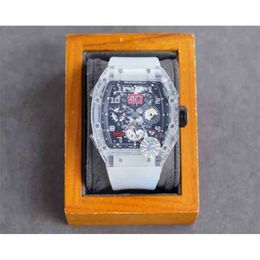 RichasMiers Horloge Ys Top Clone Factory Horloge Koolstofvezel Automatisch Horloge Horloge Zakelijk Vrije tijd Rm56-01 TapeUHMXPL7D