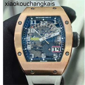 RichasMills Montre Milles ZF Usine Mouvement Automatique Tourbillon Richaer Mileres Suisse Hommes RM Montre-Bracelet RM029 Or Rose Mode Loisirs Sports Machines Wri