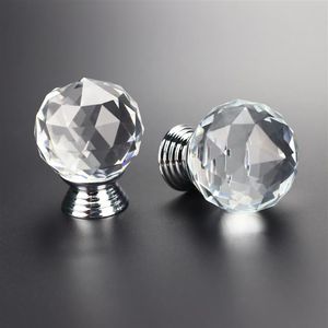 Richelieu Dressoir kristal trekt lade decoratieve hoekkast knoppen en trekt meubels garderobe glazen deurklink knob296V