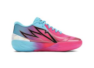 Rick en Morty Basketball Shoes Lamelo Ball Lamello Ball Men Women Kids Sport Shoe Trainer Sneakers met doosmaat 4.5-12