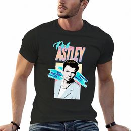 Rick Astley 80s Aesthetic Tribute T-Shirt Blouse coréenne fi plaine Vêtements pour hommes 46r1 #