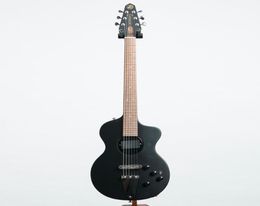 Rick Turner Model 1 Special C Guitare électrique All Black Satin Limited Edition Unbound Mahogany Body Lamination Talon CAP ABALON5281253