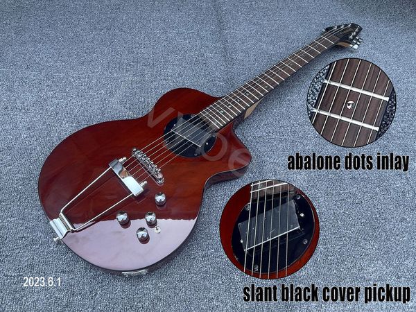 Modelo de Rick Turner Lindsey Buckingham Burgundy Eléctrico Guitar