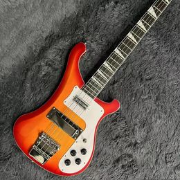 Ricken 4003 guitare électrique, guitare basse, corps en tilleul, couleur cerise Sunburst, touche en palissandre, guitare 4 cordes