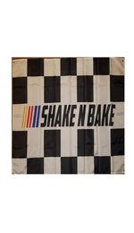 Ricky Bobby Talladega Nights Shake n Bake Flag Banner College Dorm 3x5 pieds Princes numériques 100D Polyester avec Grommets7923867