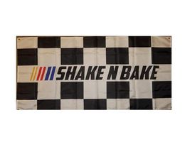Ricky Bobby Talladega Nights Shake n Bake Flag Banner College Dorm 3x5 pieds Princes numériques 100D Polyester avec Grommets6322784