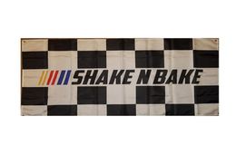 Ricky Bobby Talladega Nights Shake n Bake Flag Banner College Dorm 3x5 pieds Printing numérique 100D Polyester avec Grommets2625644