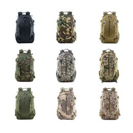 Équitation Camouflage sac à dos multifonctionnel Knapsacks Casual Lage Oxford Tabill