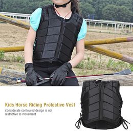 Paardrijhelmen Training voor kinderen Veiligheidsvest voor paarden Paardrijvest Lichaamsbeschermende uitrusting Vest Demping Sport Paardrijuitrusting 230919