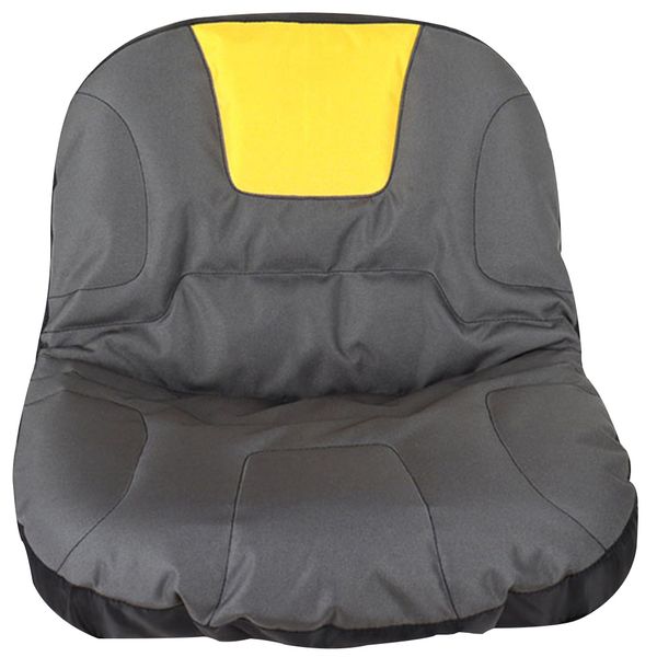 Cubiertas de la cortacéspedas sillas sillas de césped universal cubierta del asiento del asiento del poliéster amarillo asiento del asiento del asiento del hombre del hombre