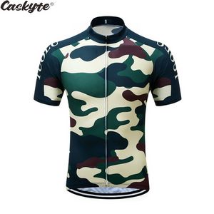 Riding Sports 2021 Zomer Korte Mouwen Ademend Sneldrogend Korte Mouwen Fiets Jersey Heren Camouflage Road Fietsen Jersey