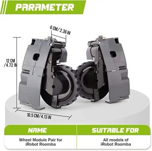 Paire de modules de roue de conduite droite et gauche pour Irobot Romberba 500 600 700 800 900 Série interchangeable 880 980 960 860 864.