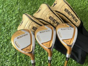 Rechterhand 4-sterren HM U-07 Hybrid U-07 Golf Hybrid HM Golfclubs 19/22/25 Graden R/S/SR Flex Grafiet Shaft Met Head Cover 240112