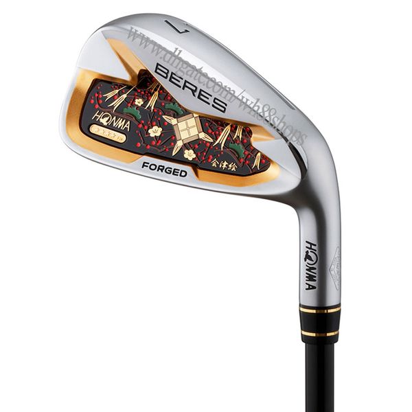 Clubes de golf de mano derecha Irons Honma S-08 Golf Irons 5-11 A SW Men Beres Set R o S Flex Graphite Shaft and Head-Tar-Tar-Tour